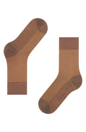 Falke Sensitive Herringbone Wool Blend Socks in Hazel at Nordstrom, Size Large