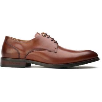 Simon Carter Mens Stegosaurus Derby Shoes - Tan Leather - Size UK 11.5