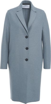 Harris Wharf London Ankle-Length Virgin Wool Coat With Classic Notch Collar