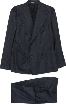 Tagliatore Double-breasted Check Suit