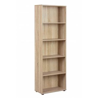 Inter Link SAS Libreria 5 livelli parini laminato finitura rovere dim. 60x30x180h