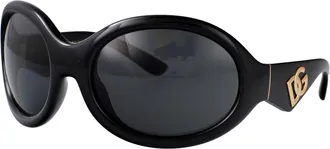 Dolce & Gabbana Womens Sunglasses 0dg6201 Black Injected