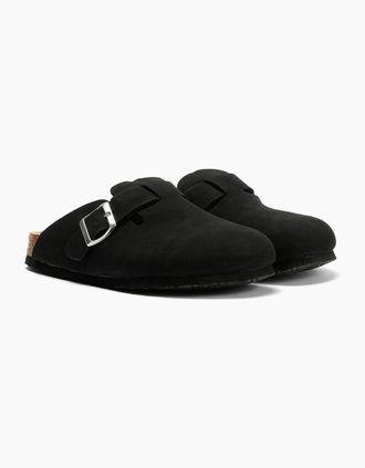 Original Penguin Womens Penguin Poppy Womens Black Mules - Size: 6
