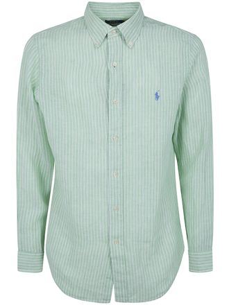 Ralph Lauren Long Sleeves Sport Stripes Shirt