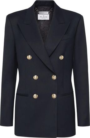 Philipp Plein Blazer doppiopetto - Blu