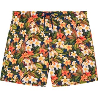 HOM Etna Beach Boxer in Navy Print at Nordstrom, Size Xx-Large