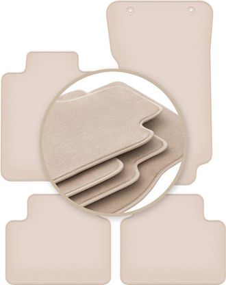 OEM Alfombrillas Premium Beige Para: Alfa Romeo Giulia 4x4 (4wd) Sed&aacute;n 2016