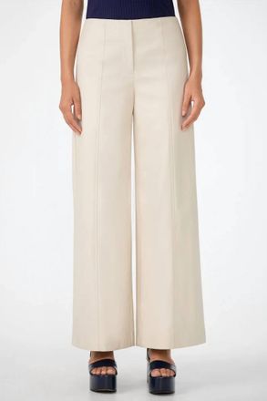 Trina Turk Parque Wide Leg Pant In Ecru