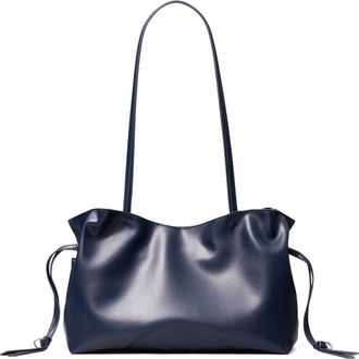 Tory Burch Small Ella Natuura Drawstring Tote in New Navy at Nordstrom