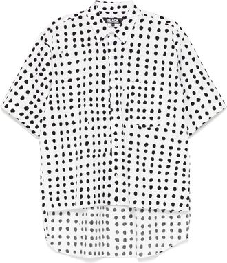 Comme Des Garçons Camicia Filip Pagowski a pois - Bianco