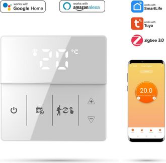 OEM Termostato De Ambiente Zigbee Tuya 3a Pro Blanco