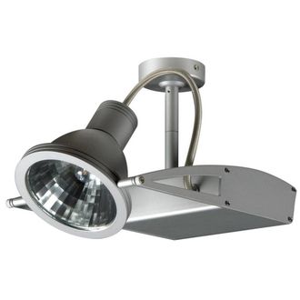 Netlighting Single Spotlight Aluminum G12 Bulb in Grey