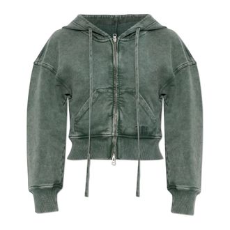 Charlotte Knowles Zip-throughs, female, Green, Size: S Haze Sweatshirt