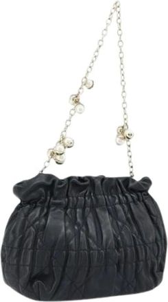 Dior Pre-owned Mini Bags, female, Black, Size: ONE SIZE Pre-owned Vintage Mini Shoulder Bag