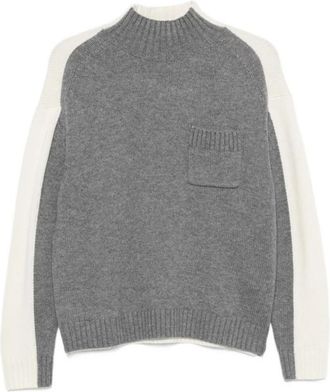 Semicouture Y6Wh 56 Winnie X90A - Dames - Coltruien - Grijs - XS - Nylon - Truien & Vesten