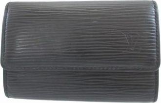 Louis Vuitton Pre-owned Accessories, female, Black, Size: ONE SIZE Pre-owned Vintage Epi Leather Keycase
