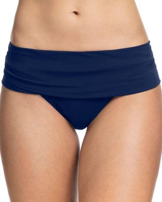 Gottex Fold Over Tankini Bottom In Tutti Frutti Navy