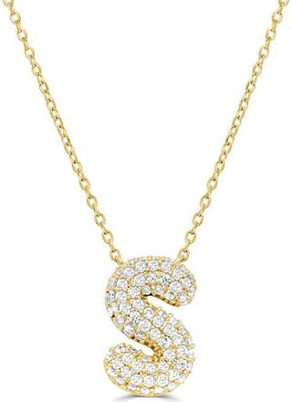 Sabrina Designs 14K 0.49 Ct. Tw. Diamond Initial Necklace