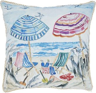 Saro Lifestyle Outdoor Beach Umbrellas Pillow