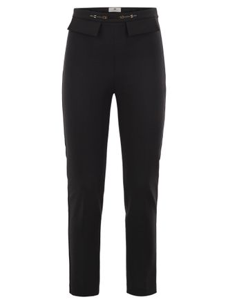 Elisabetta Franchi slanke broek met logoriem