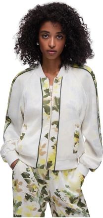 Liu Jo Giacca in raso stampato - Dames - Bomber jackets - Veelkleurig - S - Polyester - Jassen