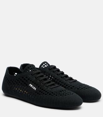 Prada Collapse crochet sneakers