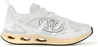 Valentino Garavani VLogo Easyjog Sneakers - Heren - Sneakers - Wit - 40 EU - Leer - Schoenen