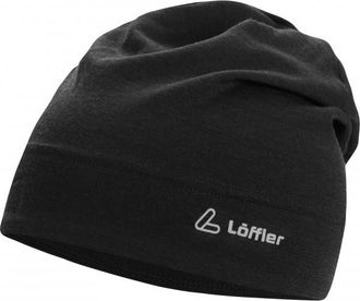 LOEFFLER Artista Merino Beanie Mütze - Unisex | schwarz