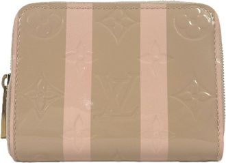 Louis Vuitton Beige Pink Vernis Long Wallet (Bi-Fold) (Pre-Owned)