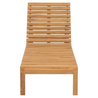 Berkfield Home Sun Loungers 2 pcs Solid Wood Teak in Brown