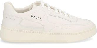 Bally Schoenen, Heren, Wit, 41 EU, Leer, Rudys Low-Top Sneakers