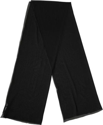 Dolce & Gabbana Zijden Sjaal Nek Wrap Stola - Dames - Zijden sjaals - Zwart - ONE Size - Accessoires