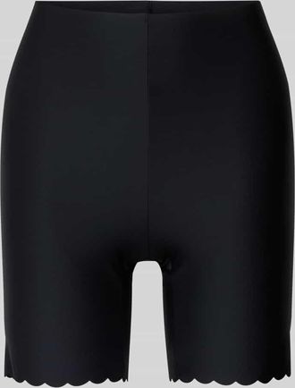 Skiny Skiny Slim Fit Bikershorts mit Zierabschl&uuml;sse in Black, Gr&ouml;&szlig;e 36-38