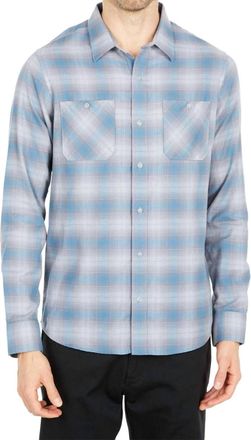Travis Mathew High Stakes Button Down Shirt In Quiet Shade