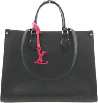 Louis Vuitton Pre-owned Vintage Tote Bag - Dames - Vintage Shopper - Zwart - ONE Size - Leer - Vintage