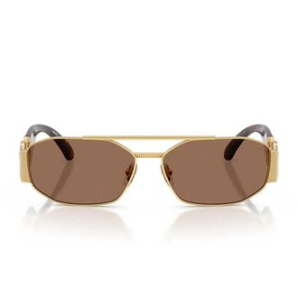 Versace Sunglasses Ve2287 100273 Gold/Dark Brown Men