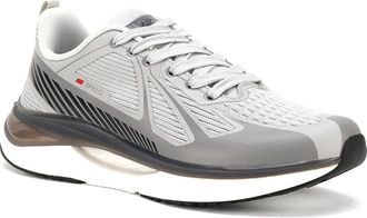 Unze Men ISONDO Trendy Style Fabric Trainers UK Size 6-11 Grey