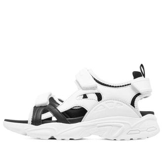 Skechers DLITES Sandal White Black 894065-WBK