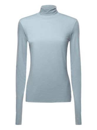 Sportmax turtleneck long-sleeve top - Blue