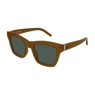 Saint Laurent Sunglasses, unisex, Yellow, Size: 52 MM SL M156 Sunglasses