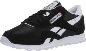 Reebok Mens Classic Nylon Shoes Black/White 7 UK