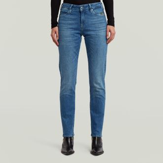 G-Star G-STAR Lennoxx Slim Straight Jeans - Donkerblauw - Dames