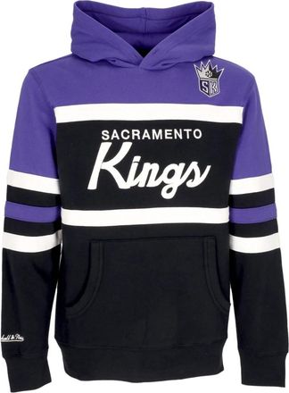Mitchell & Ness Sacramento Kings Hoodie NBA Teamkleuren - Heren - Hoodies - Veelkleurig - S - Katoen - Hoodies & sweatvesten