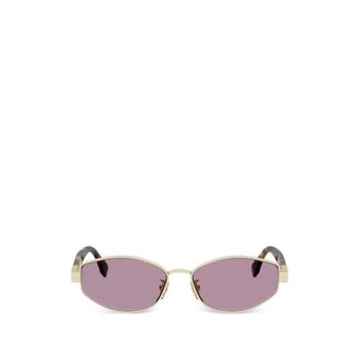 Fendi Sunglasses, female, Yellow, 56 MM, Baguette Sunglasses