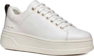 Geox Sneakers met plateauzool en ringlets - Wit