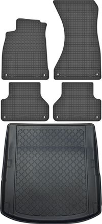 OEM Juego De Alfombrillas De Goma Para Coche Y Alfombrilla Para Maletero Para Audi A4 B9 Sed&aacute;n Desde Noviembre De 2015