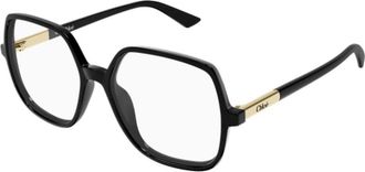 Chlo&eacute; Geometrisch Optisch Montuur - unisex - Brillen - Zwart - 54 MM - Accessoires