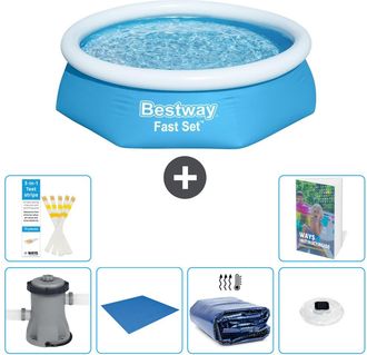 Bestway Piscina Bestway Fast Set Redonda - 244x61 Cm - 7-piezas S272