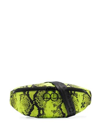 Off-white Marsupio con stampa pitone - Giallo