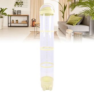 Infinite Transparente Aufbewahrungsr&ouml;hre F&uuml;r Pl&uuml;schtiere, Maximal 162 Cm Fassungsverm&ouml;gen, Spielzeugorganizer F&uuml;rs Schlafzimmer, Gelb